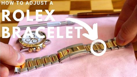 rolex bracket|rolex bracelet adjustment.